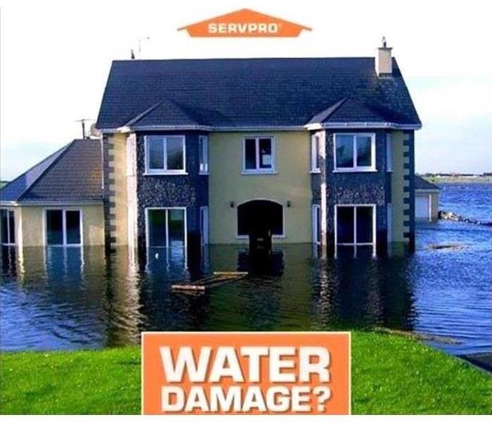 Home with water damage